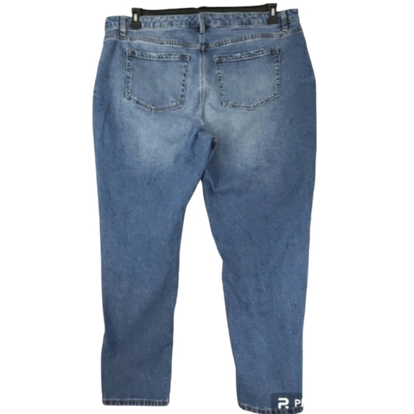 Lane Bryant Flex Magic Waistband Signature Fit Distressed Boyfriend Jeans--Sz.18 - Picture 10 of 12